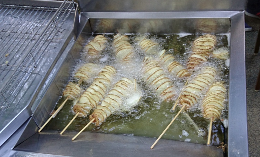 トルネードポテト試作会