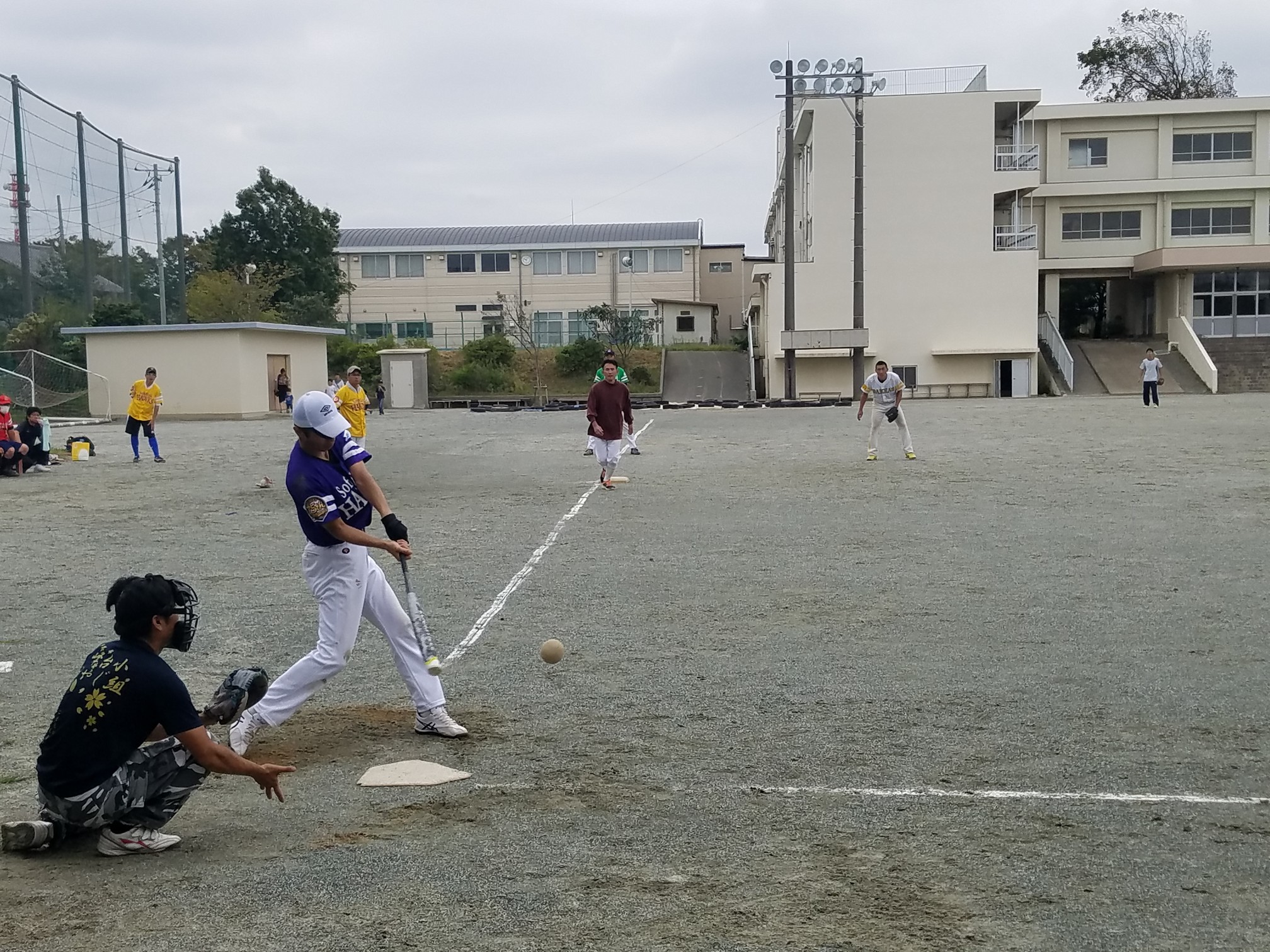 第10回 宮本地区４校対抗ソフトボール大会